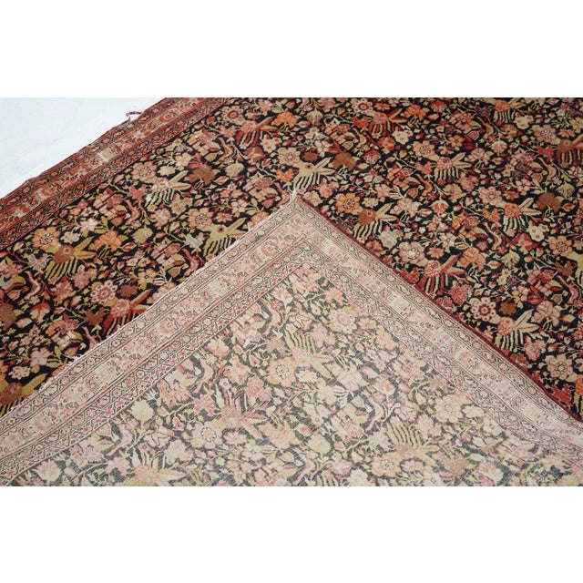 Antique Sarouk Rug 3'11'' x 6'3''.