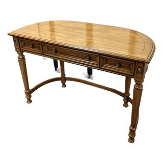 Mid 20th Century Demilune Writing Desk For Sale