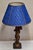 Vintage Table Lamp with Gold-Patinated Putto Base and Fabric Shade from Lamplove, 1970s For Sale - Image 4 of 9