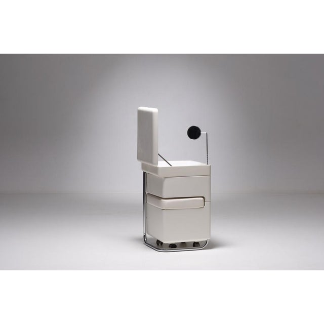 White Vintage Vanity Table by Carlo Urbinati, 1975 For Sale - Image 8 of 18