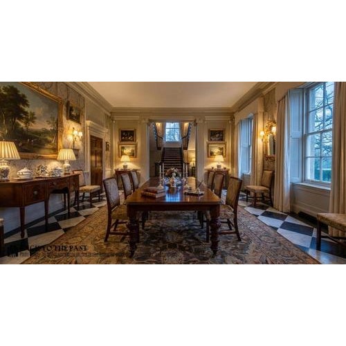 Victorian mahogany 2 leaf extending dining table This table stands upon rather unusual ring turned and carved legs Circa...