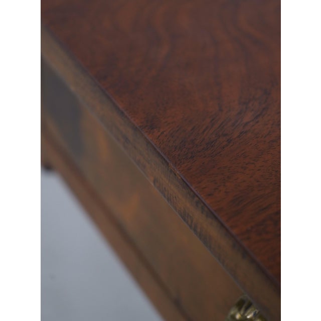 American 19th Century Mahogany Empire Style Drop-Leaf Table For Sale - Image 13 of 18