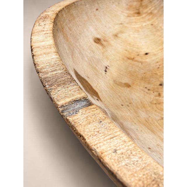 Early to Mid-20th Century American Turned Hardwood Mixing Bowl For Sale - Image 9 of 11