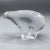 Contemporary Clear Crystal Sculpture of a Polar Bear For Sale - Image 3 of 8