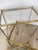 1950s French Neoclassical Style Nesting Bar Carts With Glass Shelves, Maison Bagues For Sale - Image 5 of 18