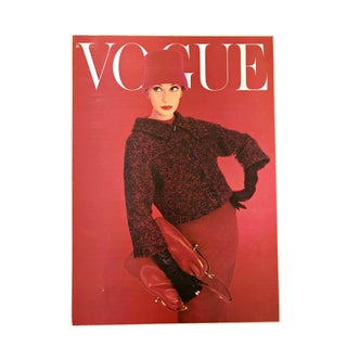 1980s Vintage Vogue Magazine Cover Photo For Sale