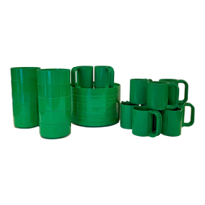 1970s Massimo Vignelli for Heller Dinnerware Set- 30 Pieces