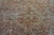 1930s Pink Rose Field Traditional Geometric Antique Knotted Wool Persian Mahal Rug For Sale - Image 9 of 10