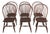 Set of 6 Dr Dimes Mixed Wood Bow Back Windsor Chairs For Sale