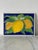 Vintage ceramic tile wall hanging of lemons. Made in Italy. Makers mark on back. Ready to hang. Minor age wear. No chips...