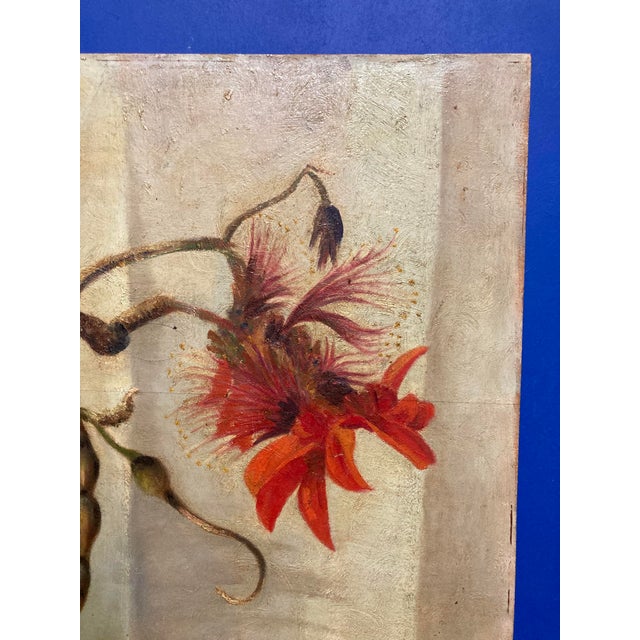 Frederik Anton Kievits, Indonesian Still Life with Coral Tree, 1920s, Oil on Panel For Sale - Image 8 of 15