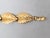 Gold Vintage 1982 Signed Napier Goldtone Textured Leaves Collar Necklace For Sale - Image 8 of 8