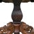 Brown Antique Hand-Carved Dolphin Leg Side Table For Sale - Image 8 of 9