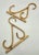 Vintage Bamboo Rattan Wall-Mounted Coat & Hat Racks, Set of 3 For Sale - Image 9 of 9
