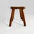 Italian Modern Rounded Square Wooden Stools, 1970s, Set of 2 For Sale - Image 6 of 18