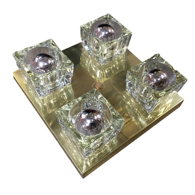 Ice Cubes Ceiling Light by Gaetano Sciolari for Lightolier Chairish