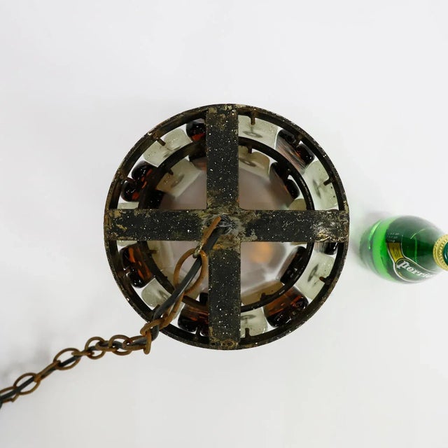 Felipe Derflingher Feders Hand Blown Glass Chandelier For Sale - Image 4 of 5