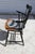 Early 20th Century Nichols and Stone Black Lacquered Hand Painted Windsor Chair For Sale - Image 11 of 12