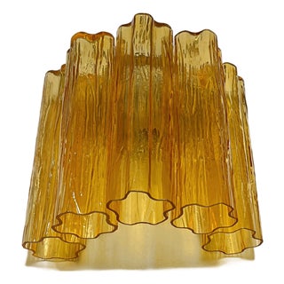 Vintage Tube Wall Sconces in Murano Glass, 1990s, Set of 2 For Sale