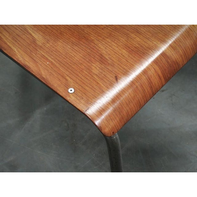 Dutch Industrial Plywood 106 Chairs from Gispen, 1960s, Set of 6 For Sale - Image 10 of 18
