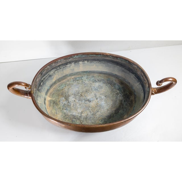 20th Century English Arts & Crafts Copper Jardiniere Planter, Signed I Brandt For Sale - Image 9 of 13