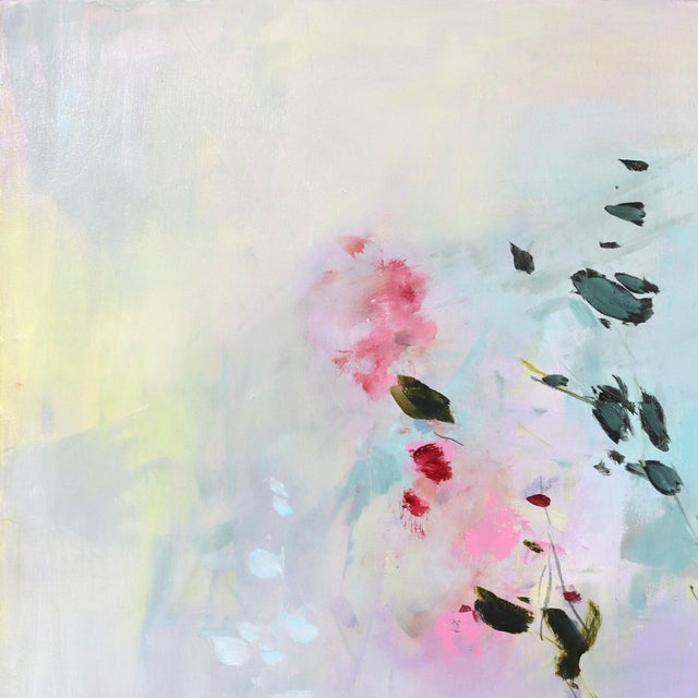 2020s Moment in Time - Original Contemporary Abstract Oil Painting on Wood Panel by Denna Erickson For Sale - Image 5 of 9