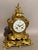 19thC Japy Frères Louis XV Gold Ormolu Bronze Mantel Clock 1pc For Sale - Image 10 of 18