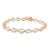 1.86 Ctw Diamond Tennis Bracelet in 18 Karat Solid Rose Gold For Sale