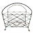 Late 20th Century Vintage French Style Wrought Iron Magazine Rack For Sale