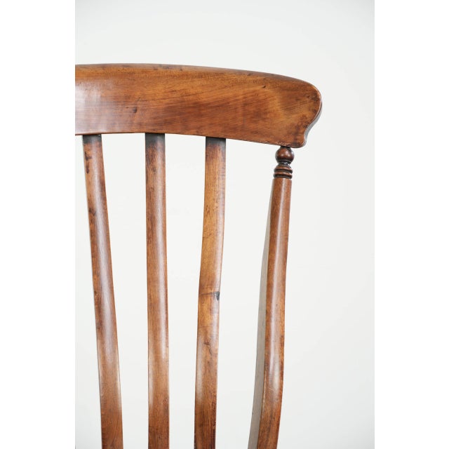 Wood English Windsor Rocking Chair in Oak For Sale - Image 7 of 12