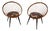 Circle Chairs by Yngve Ekström for Swedese, Sweden, 1950s, Set of 2 For Sale