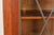 Brown Stickley Brothers Style Antique Arts & Crafts Carved Oak Bookcase Cabinet With Leaded Glass Doors, Circa 1900 For Sale - Image 8 of 14