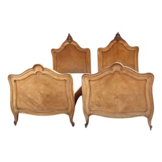 Louis XIV Single Beds, 1900s, Set of 2 For Sale