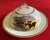 Antique Minton porcelain equestrian themed covered dish decorated with hand painted horses and riders signed J.E. Dean....