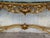 20th Century Baroque Style Carved Walnut Ormolu and Green Marble Console Table For Sale - Image 9 of 11