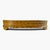 Contemporary Vintage Gabriella Crespi Style Coiled Rattan Oval Tray For Sale - Image 3 of 6