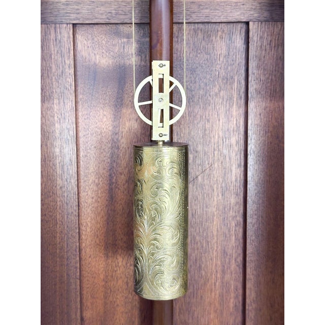 Gothic 19th Century Austrian Long Duration 90 Day Grandfather Clock For Sale - Image 3 of 12