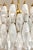 Murano Italian Poliedri Glass Chandelier With Gold-Finished Structure For Sale - Image 4 of 5