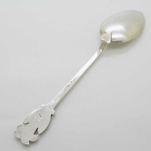 1970s Vintage Austrian Genuine Silver Souvenir Spoon Kitzbühel Emblem Hallmarked 900 For Sale - Image 5 of 10