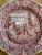 Vintage 1990’s Spode Archive Collection Cranberry Transferware Plates - a Set of 4 For Sale In New Orleans - Image 6 of 11