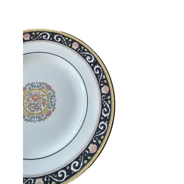 English Vintage Wedgwood Runnymede Pattern Salad Plate For Sale - Image 3 of 6