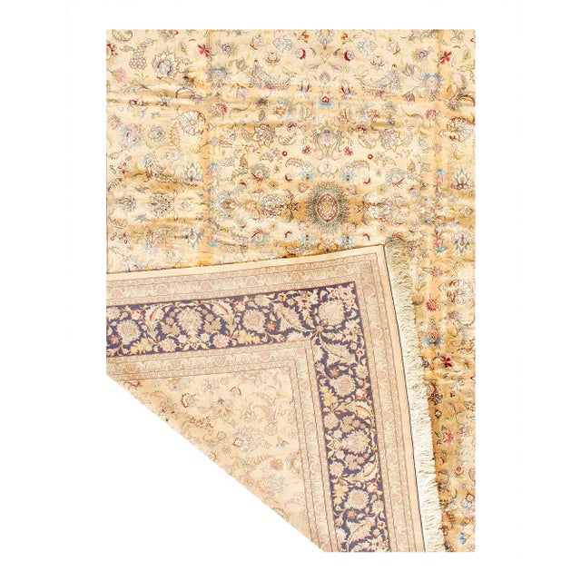 Traditional Pasargad DC Exquisite Design Paris Palace Fine Power Loom v. Silk Rug For Sale - Image 3 of 3