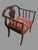 Wood Vintage Mahogany Captain’s Desk Chair Shield Back Armchair Chippendale Style For Sale - Image 7 of 7