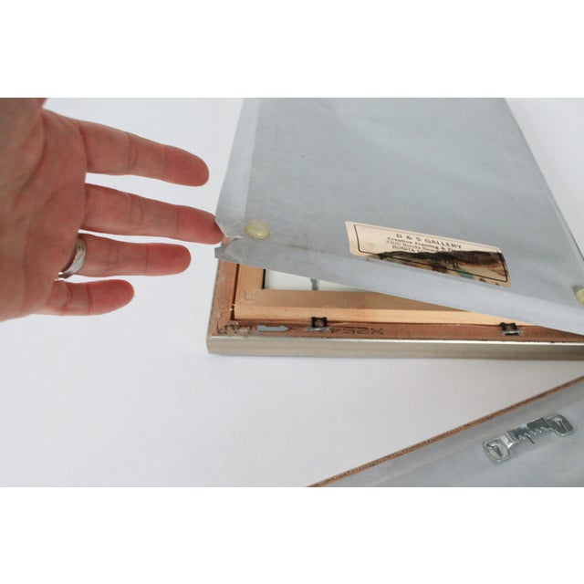 Vintage Framed Figurative Artwork Made of Native Materials of Ecuador - A Pair For Sale - Image 9 of 11