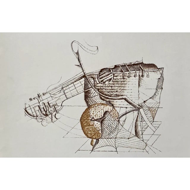 Brigitte Coudrain Exhibition Poster Haarlem, Netherlands C.1978 For Sale - Image 4 of 6