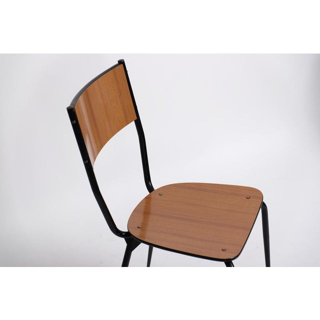 Mid-Century Modern Dining Chairs by Salvarani, Italy, 1950s, Set of 4 For Sale - Image 17 of 18