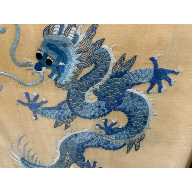 古着 VINTAGE EASTEN Dragon Embroidery Vintage Chinese Dragon Embroidery | Chairish