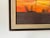 Orange 1970's Genola Owens " Stormy Evening" Oil on Canvas Painting, Framed For Sale - Image 8 of 10