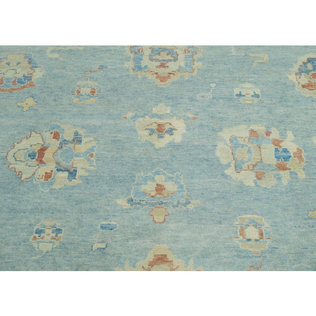 Turkish Oushak Rug 11'7" x 14'10" #18595 For Sale In Houston - Image 6 of 8