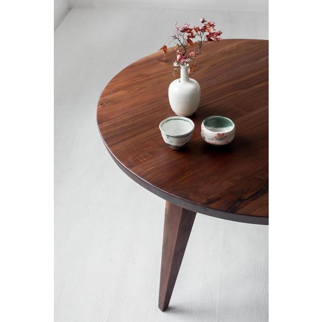Modern Columbia Round Dining Table For Sale - Image 3 of 5